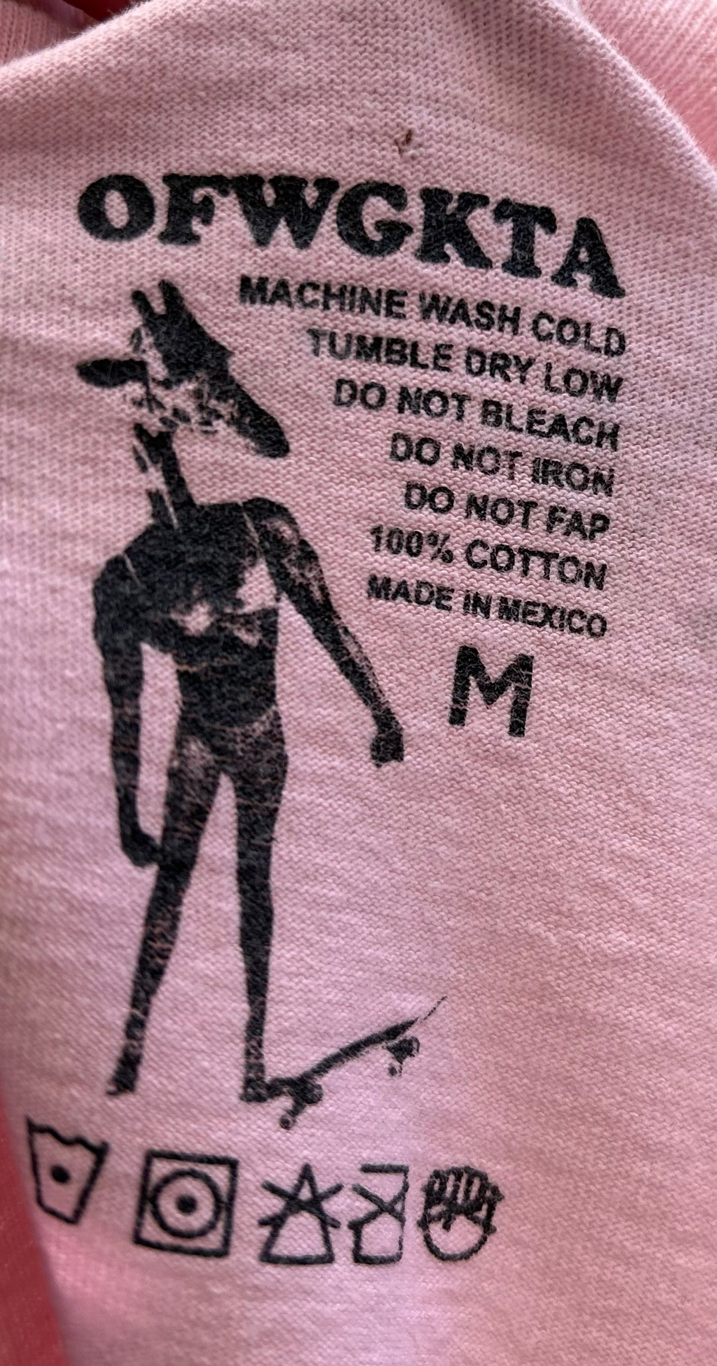 Retro Pink OFWGKTA AOP Tee | Odd Future US Men's M