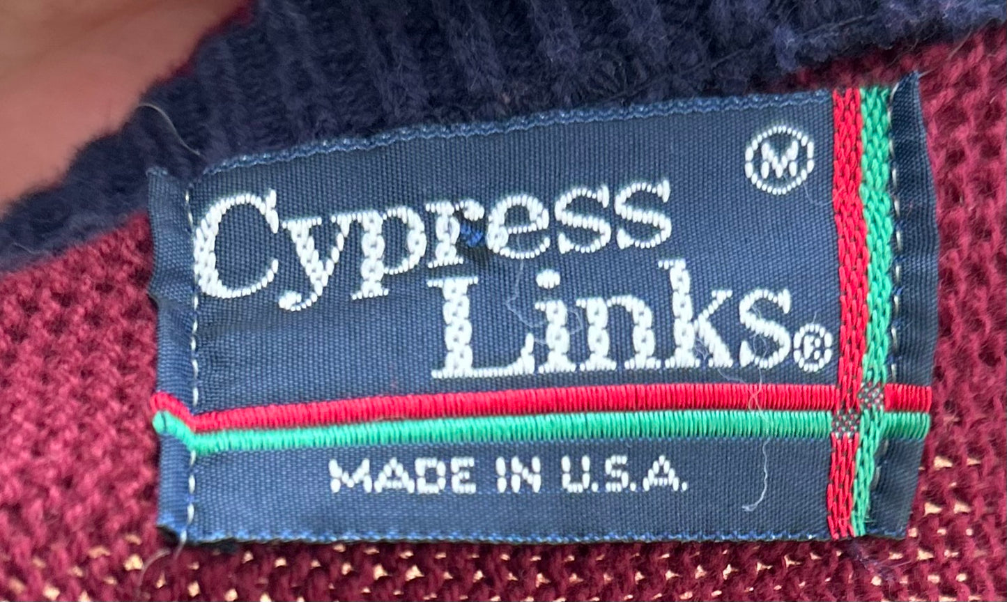 1980s Golf Sweater | Cypress Links US Men's M-L