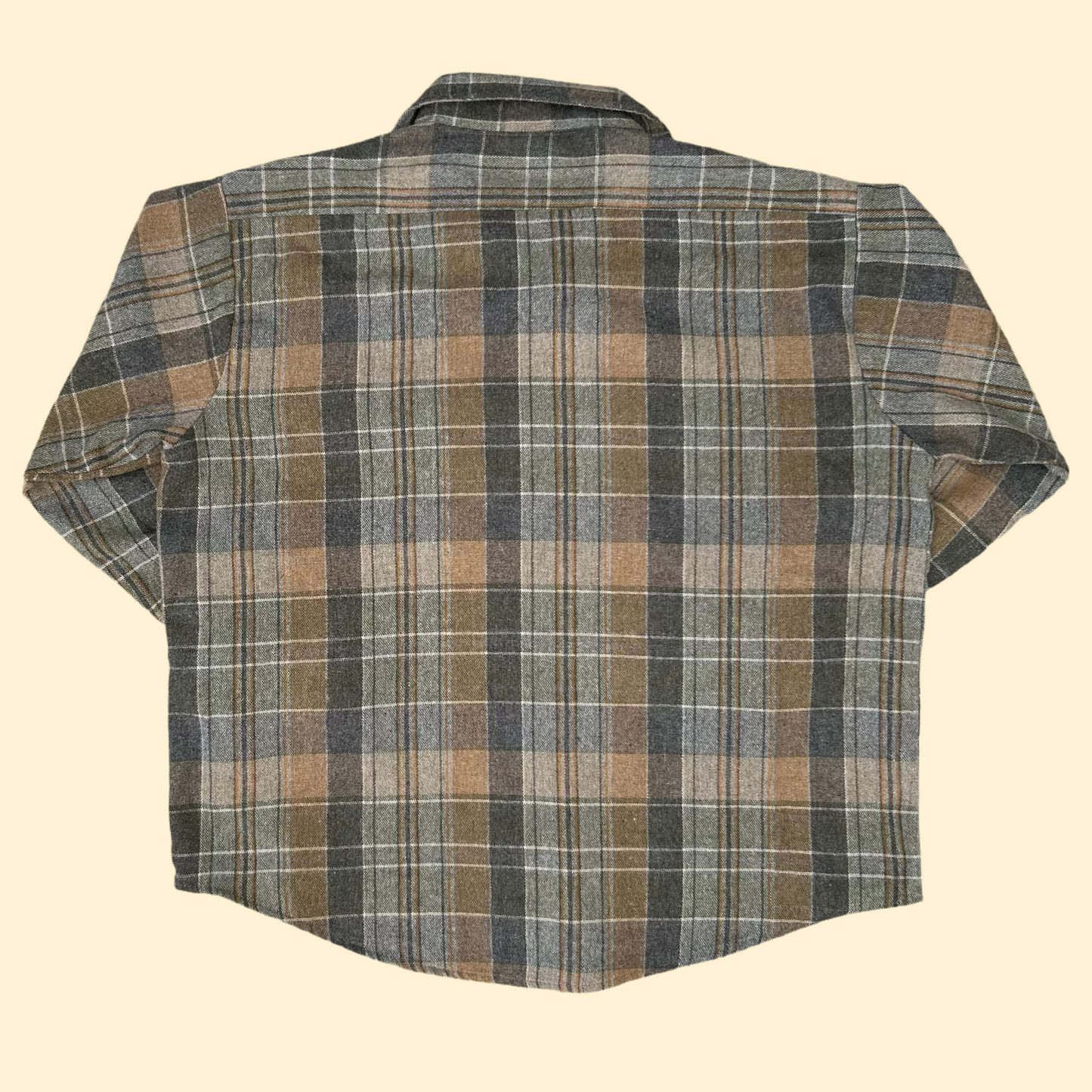 1950s Plaid Jeff Martin Long-sleeve Button-up | Jeff Martin US Men's XL