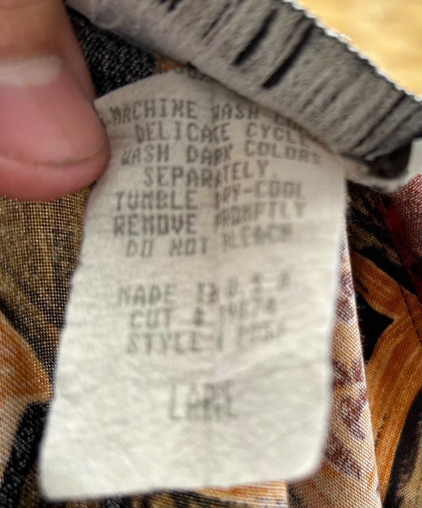 1980s Brown Funk Button-up | Caliche Collection US Men's L