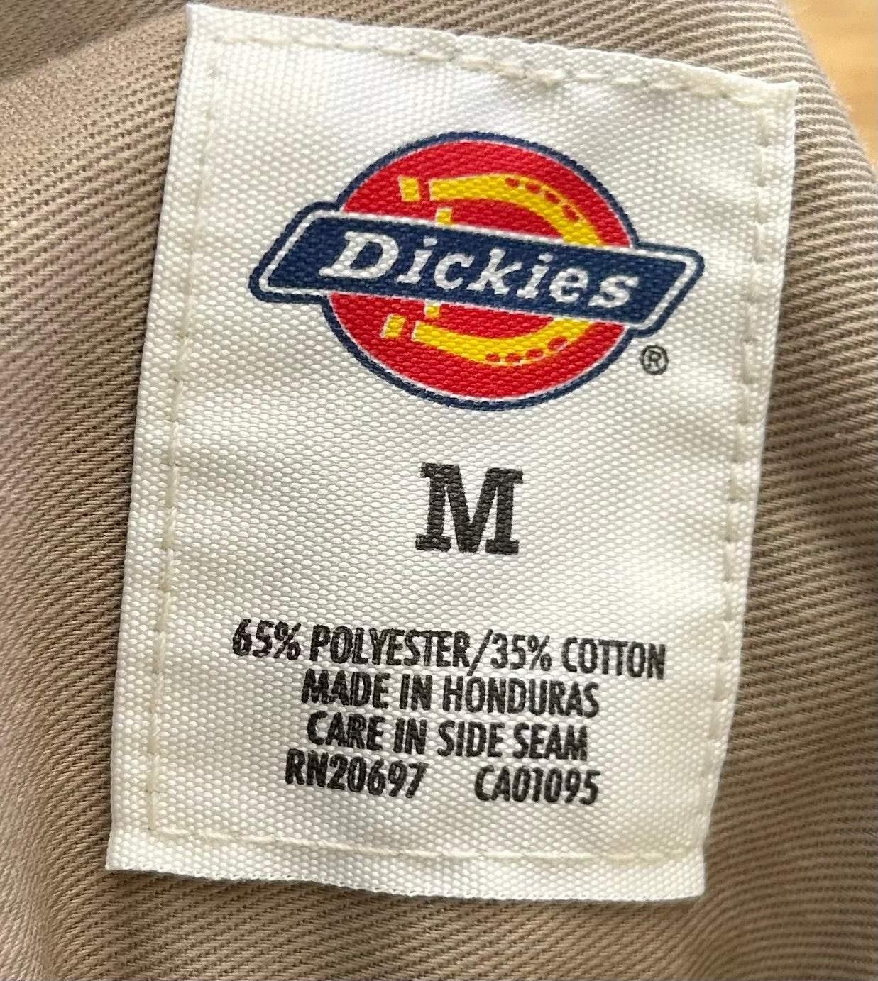 Retro Beige Dickies Button-up | Dickies US Men's M