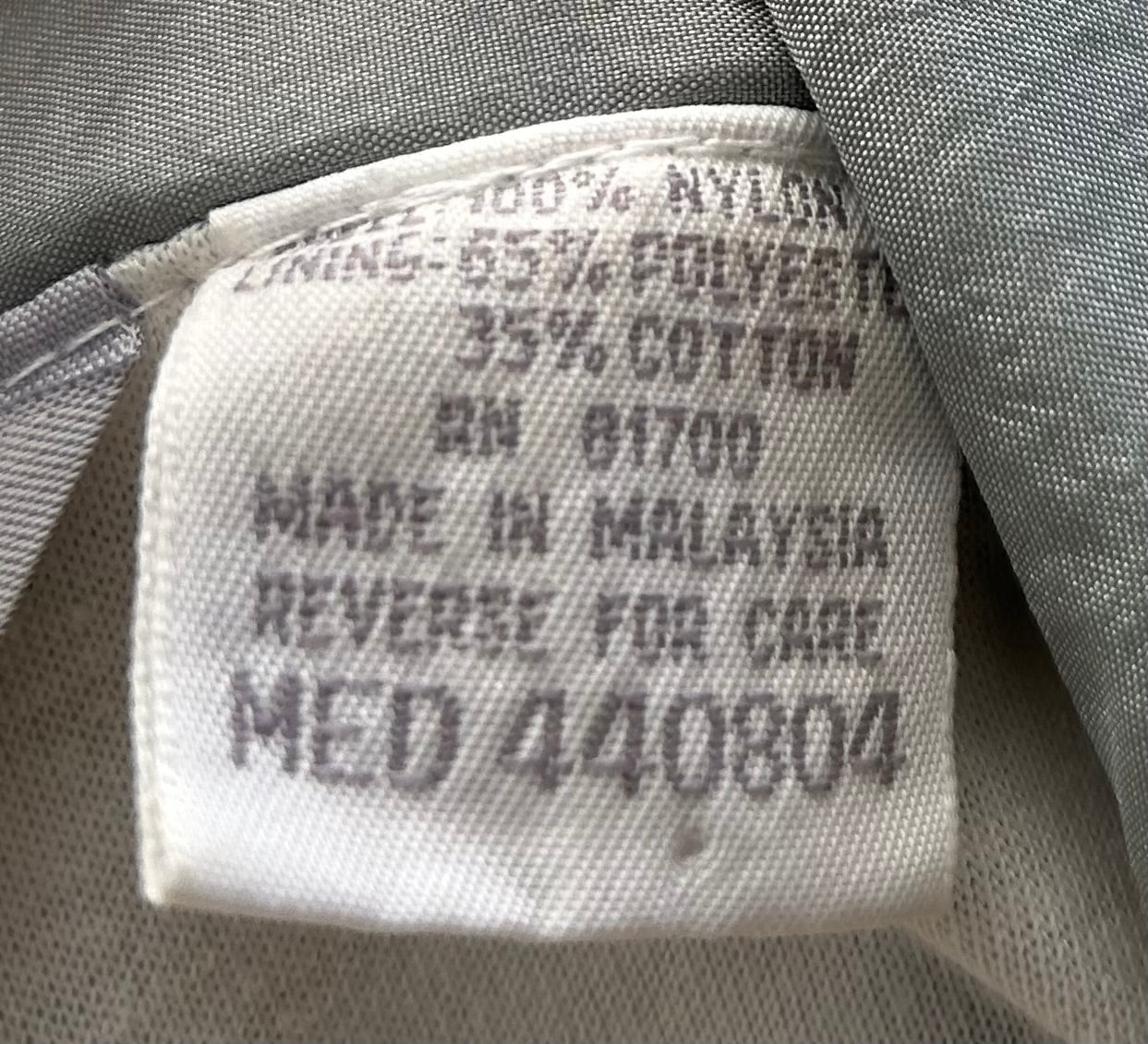 1990s Silver Windbreaker Jacket | Blair US Men's M