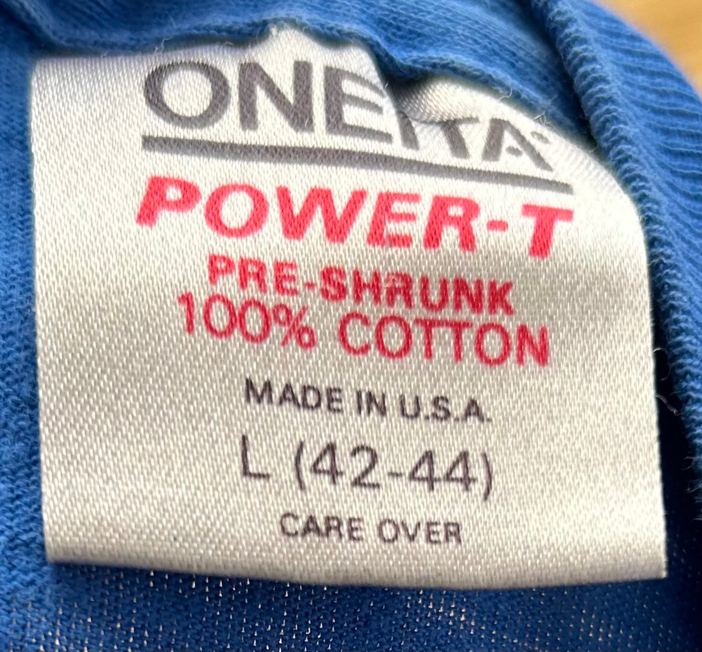 1980s Blue Kaui Tee | ONEITA US Men's M