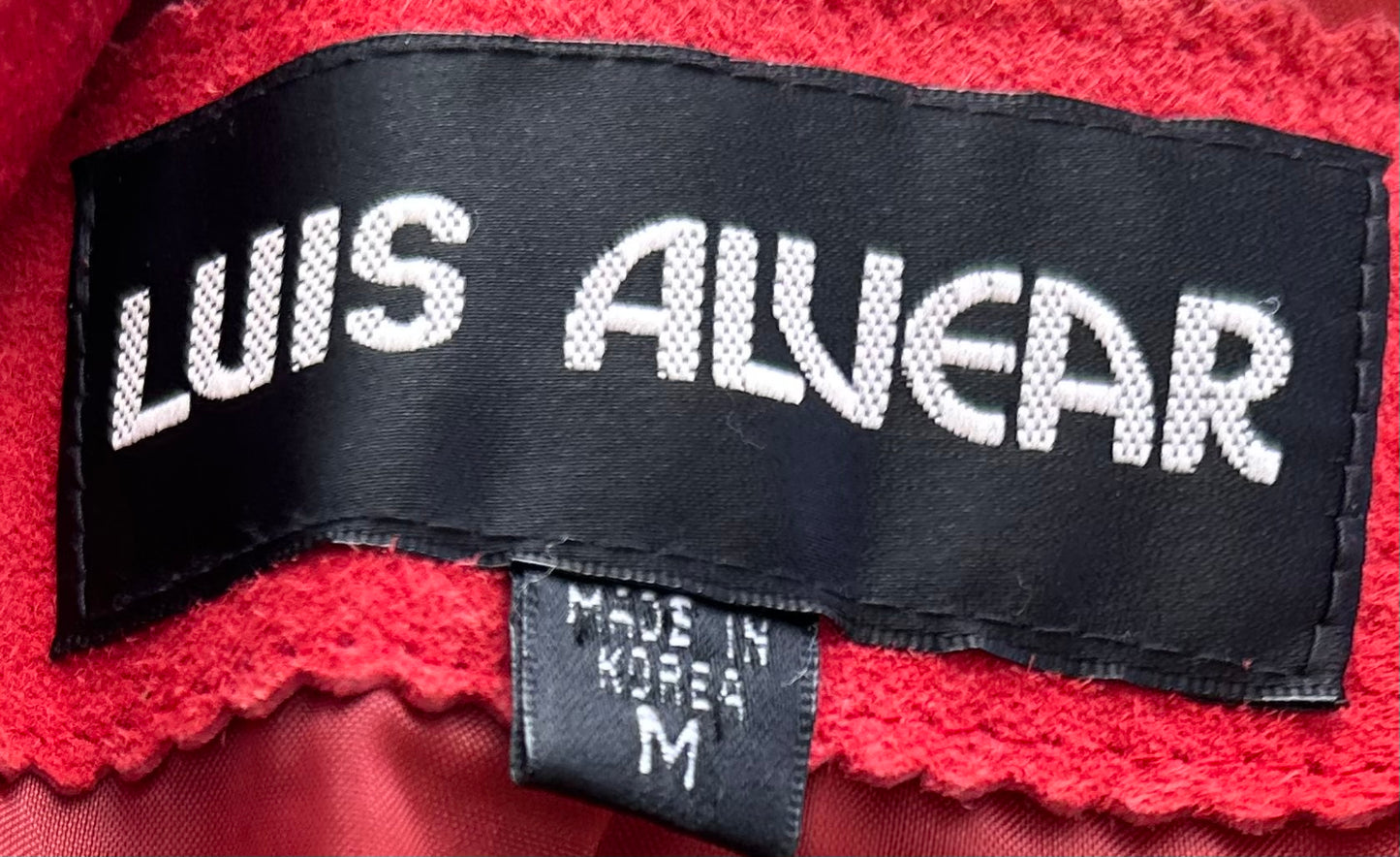 1980s Red Blazer | Luis Alvear US Women's M