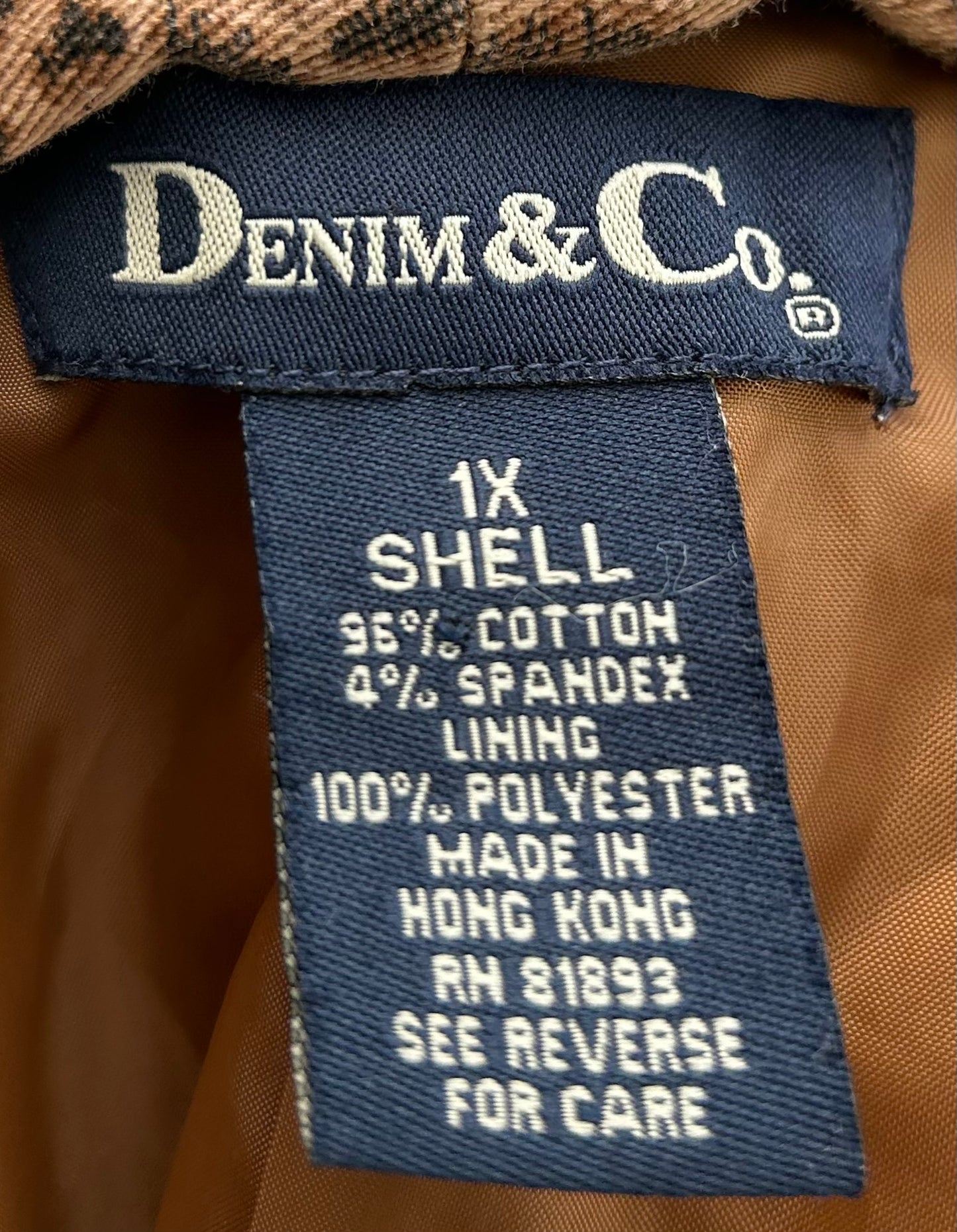 1990s Cheetah Blazer | Denim&Co US Women's XL