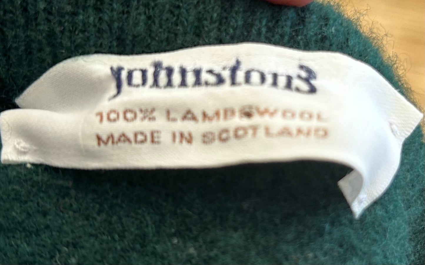 1970s Green Scottish Wool Sweater | Johnstons US Women's S