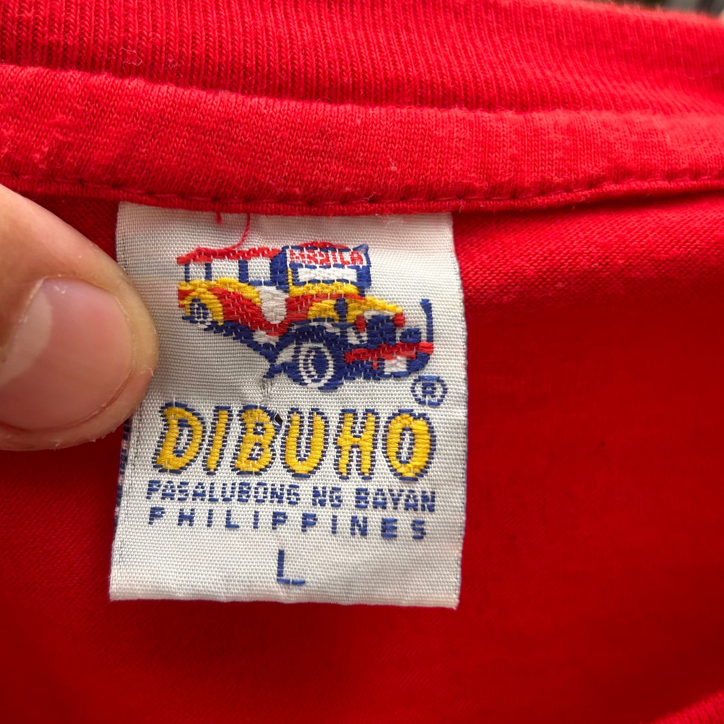 1990s Manila Graphic Tee | Dibuho US Men’s L