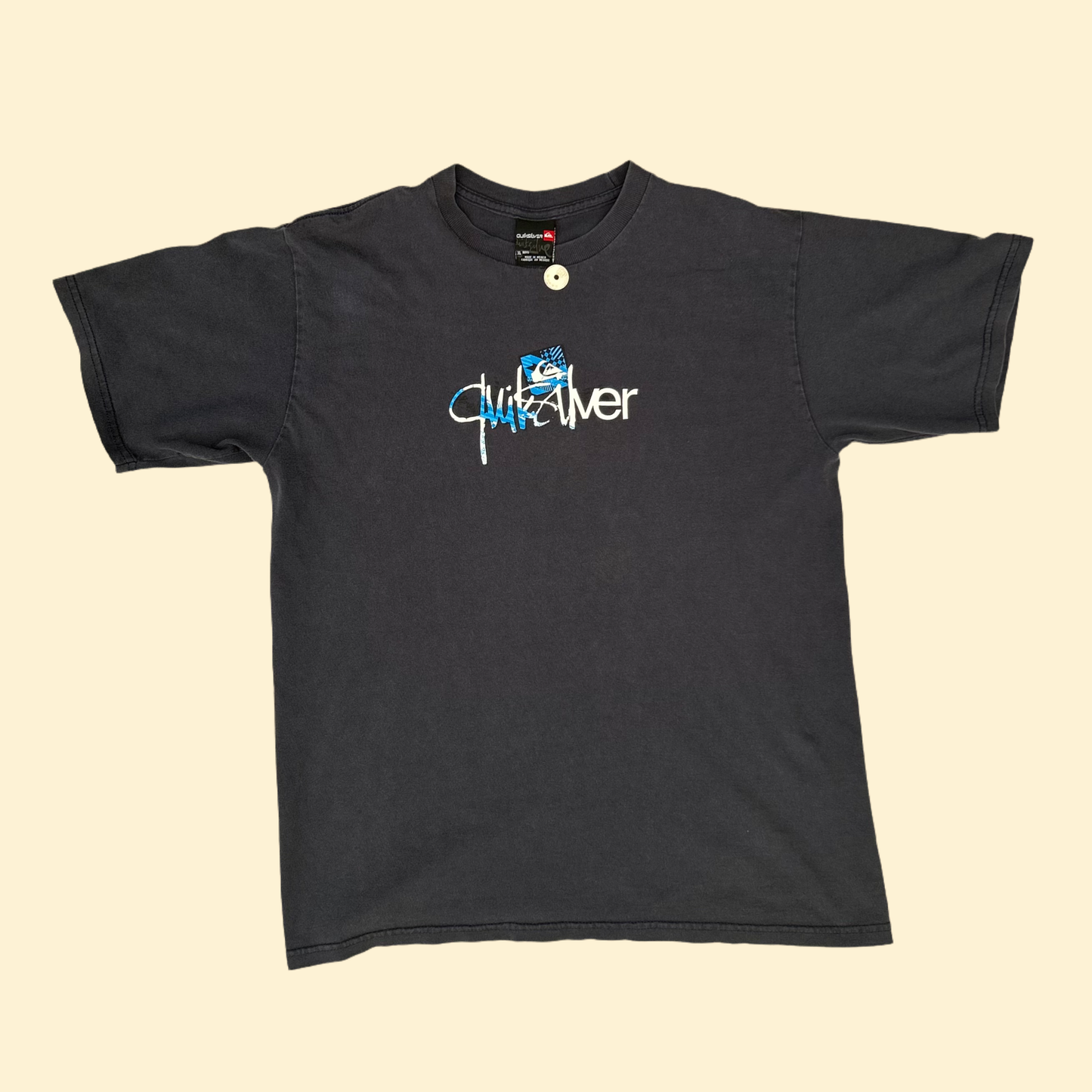 1990s Navy Quiksilver Tee | Quiksilver US Women's S