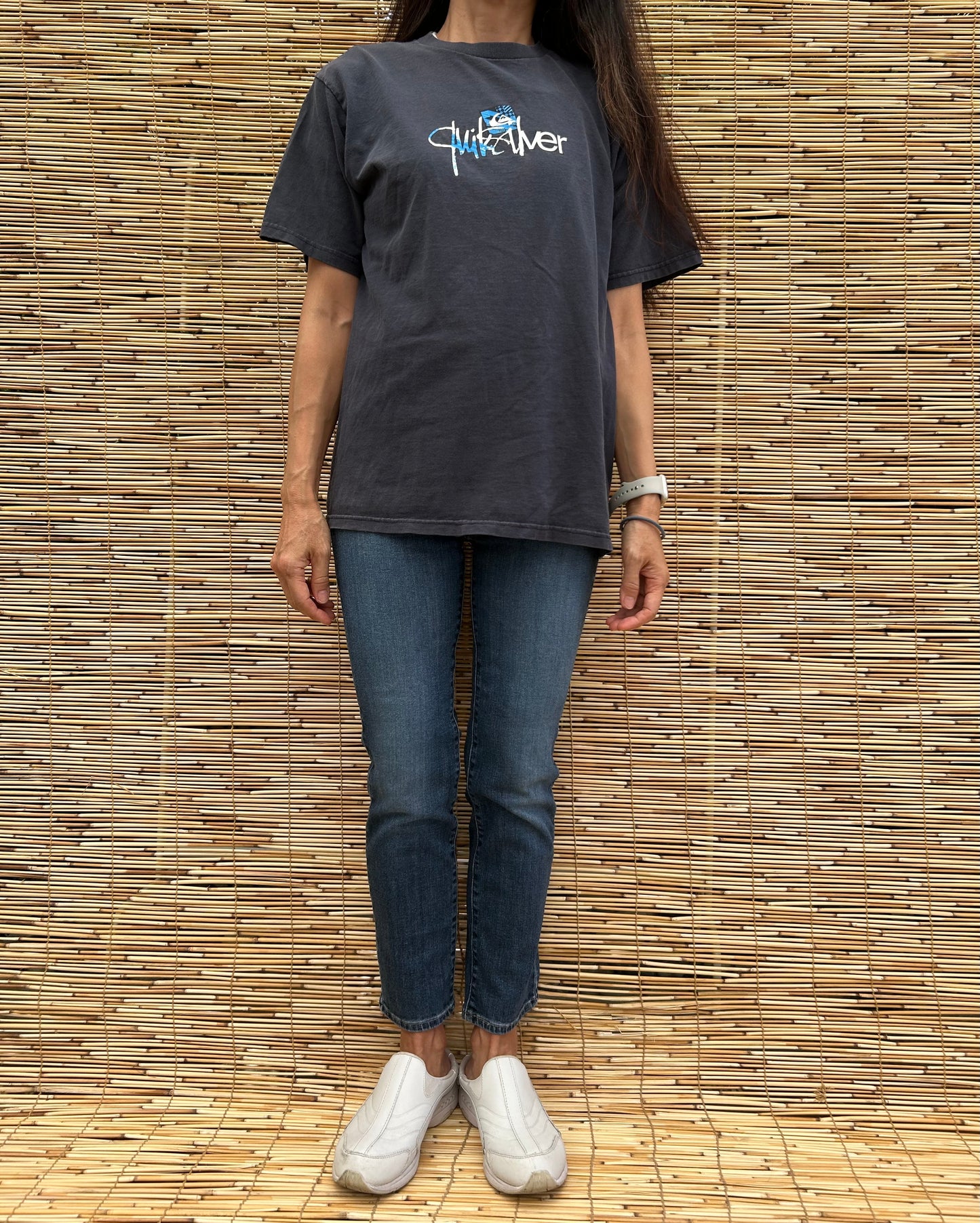 1990s Navy Quiksilver Tee | Quiksilver US Women's S