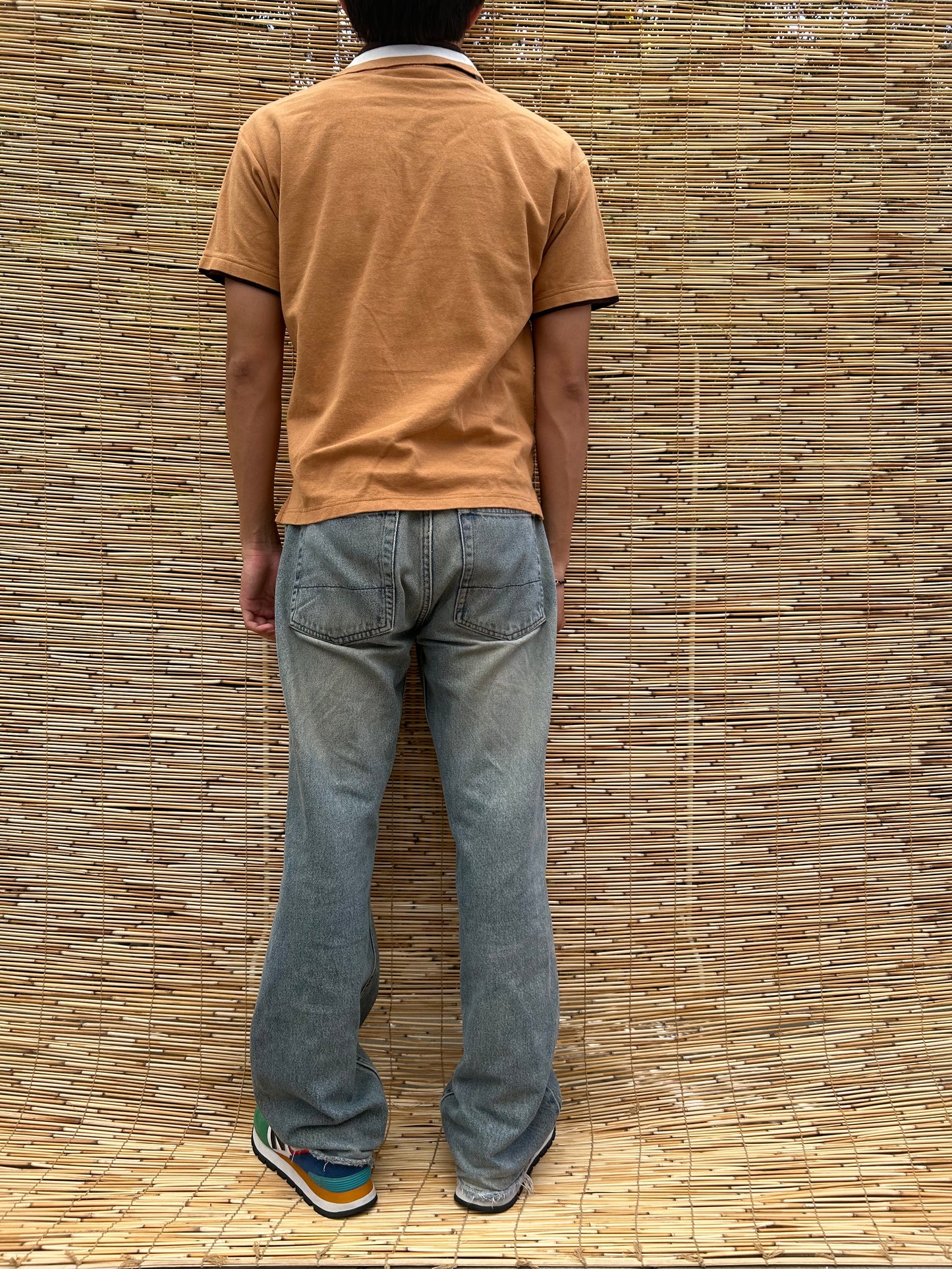 1990s Patterned Polo | Motifs Men’s M