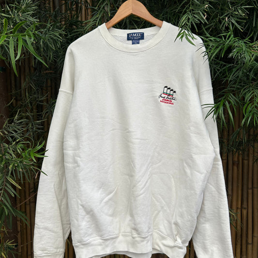 1989 White Frank Sinatra Invitational Golf Tournament Crewneck | LA Mode US Men's XL