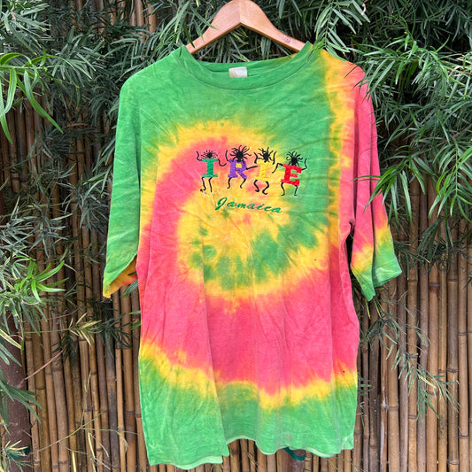 1980s Jamaica Tie-dye Tee | US Men's L