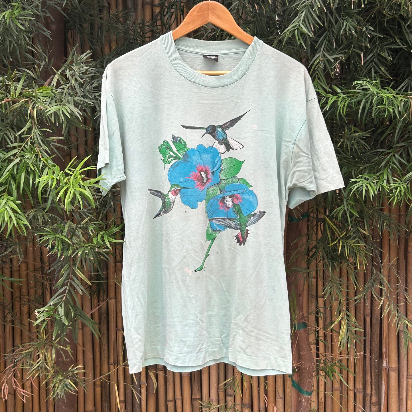 1980s Hummingbird Graphic Tee | Screen Stars US Men’s XL