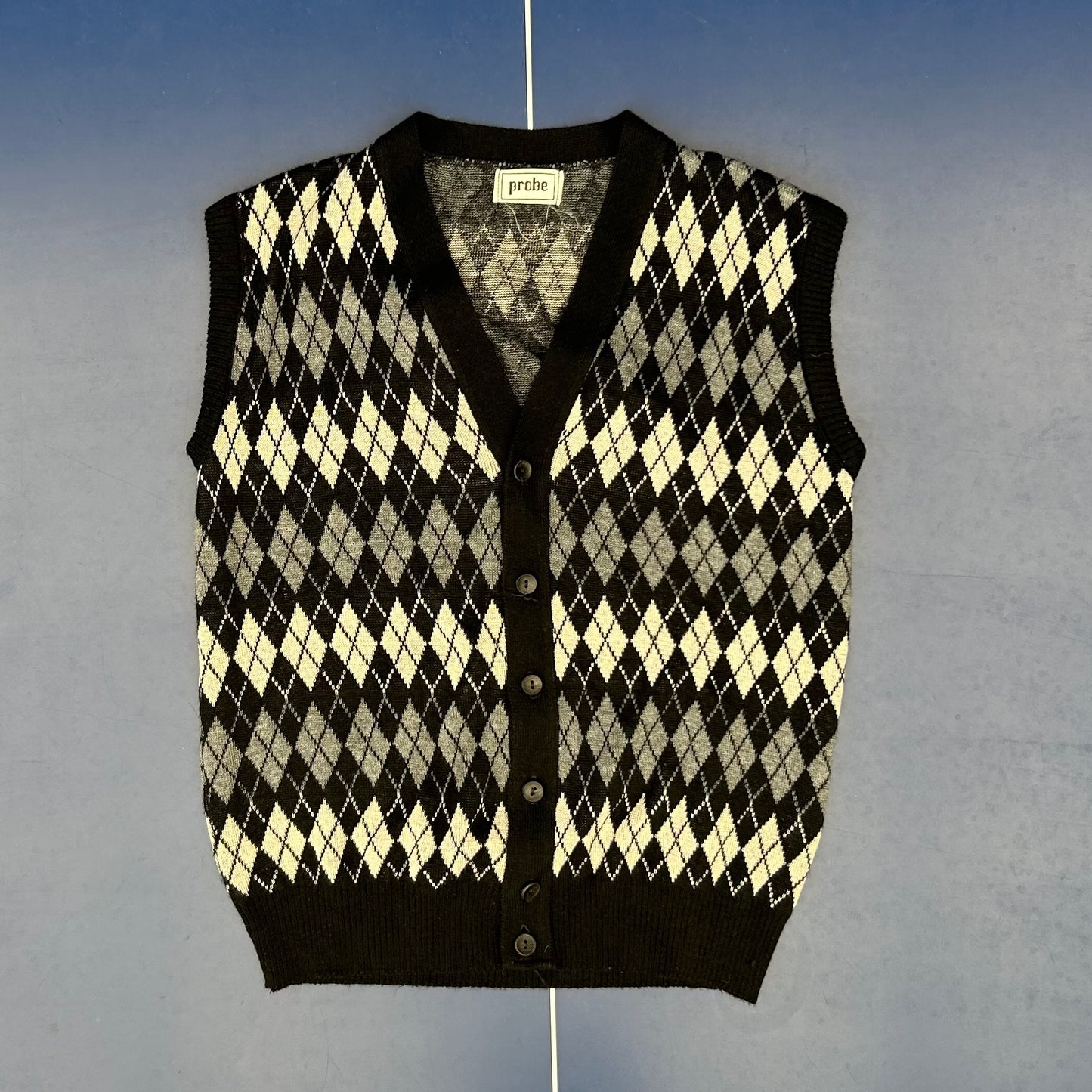 1980s Patterned Vest | Probe US Men’s S