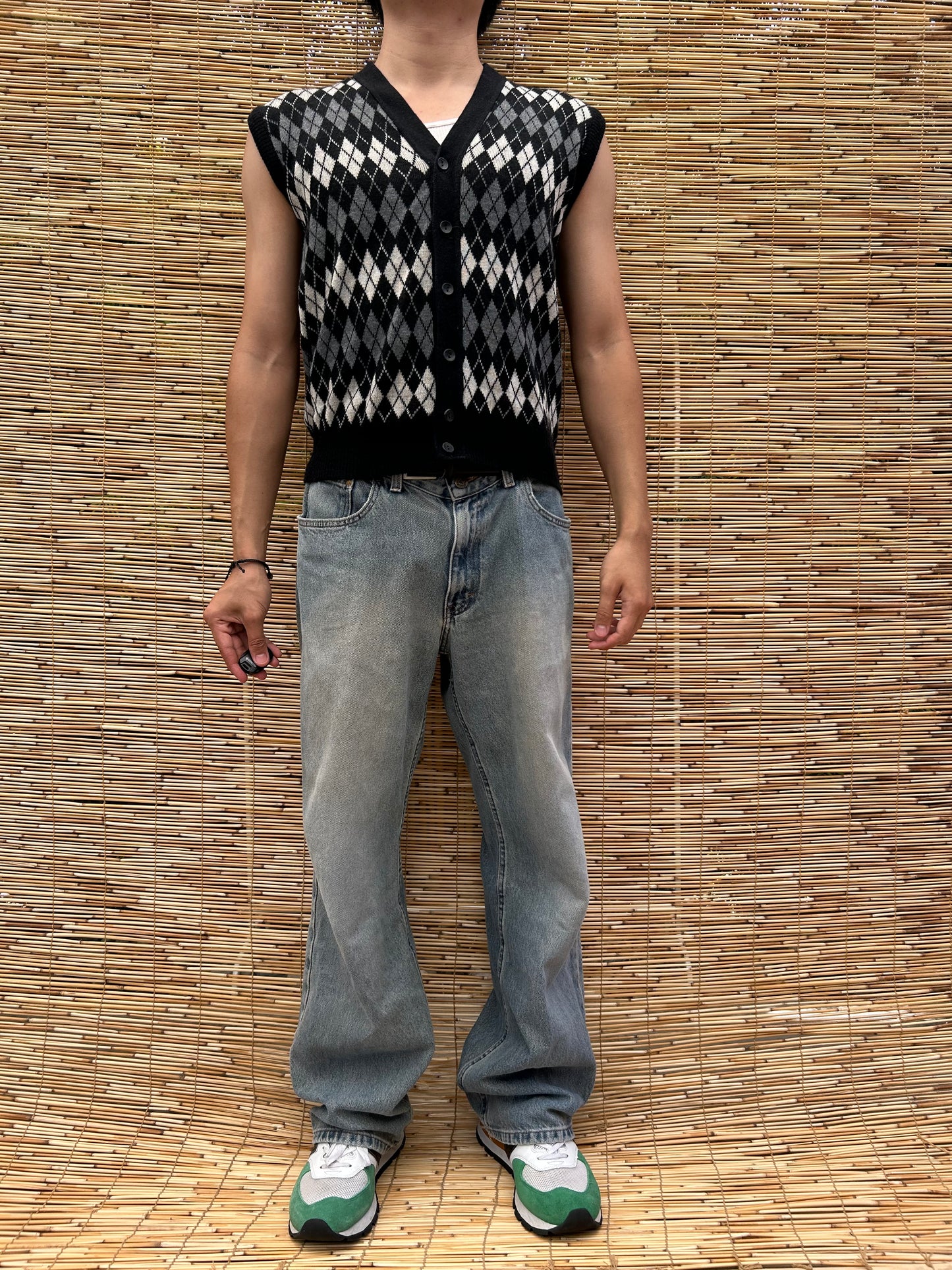 1980s Patterned Vest | Probe US Men’s S