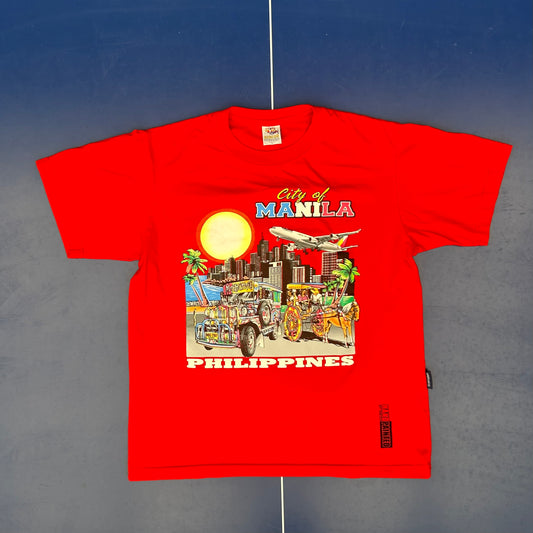 1990s Manila Graphic Tee | Dibuho US Men’s L