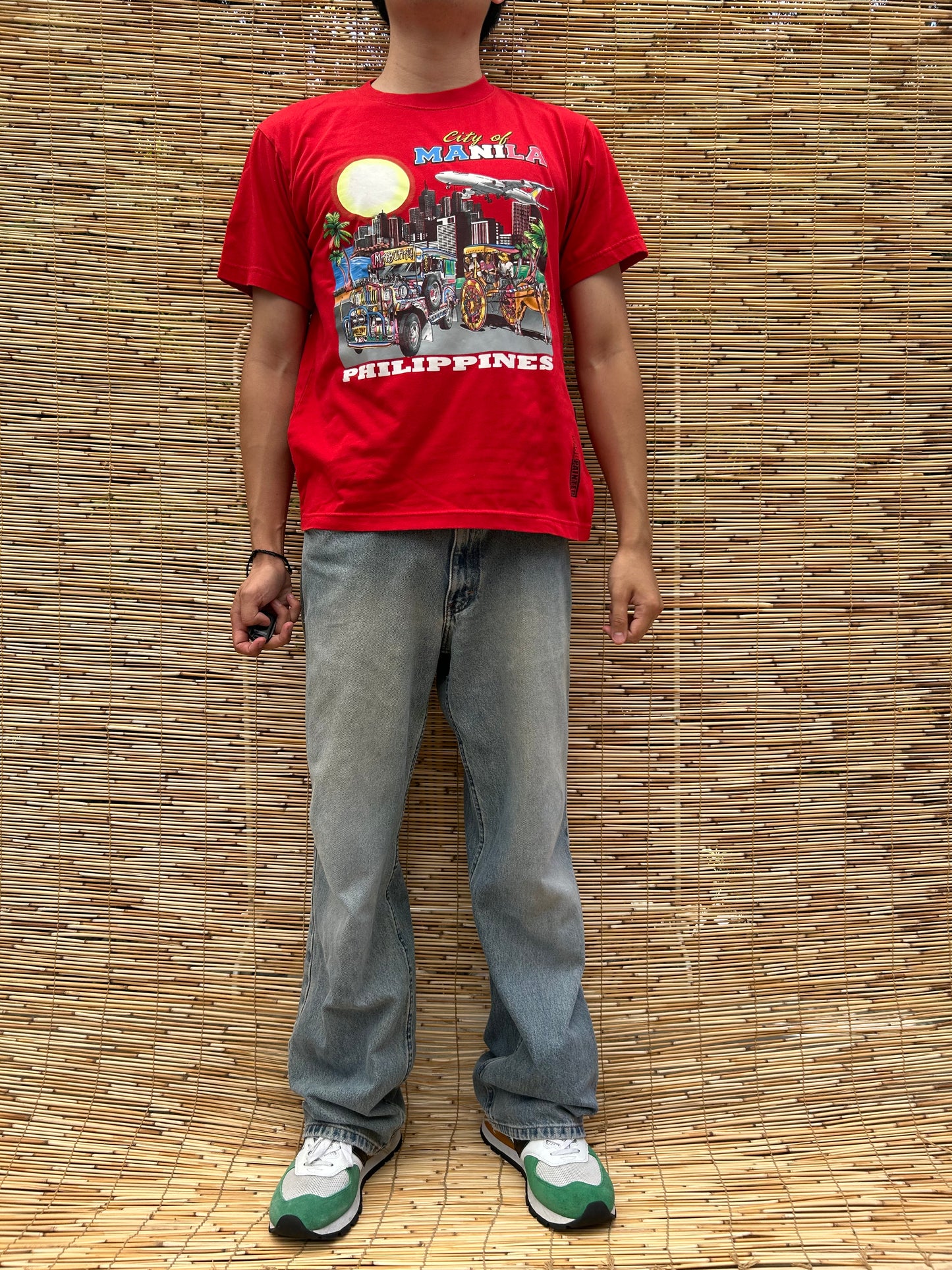 1990s Manila Graphic Tee | Dibuho US Men’s L
