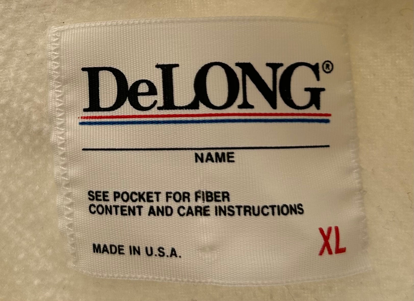 1990s White DeLong Jacket | DeLong US Men's XL