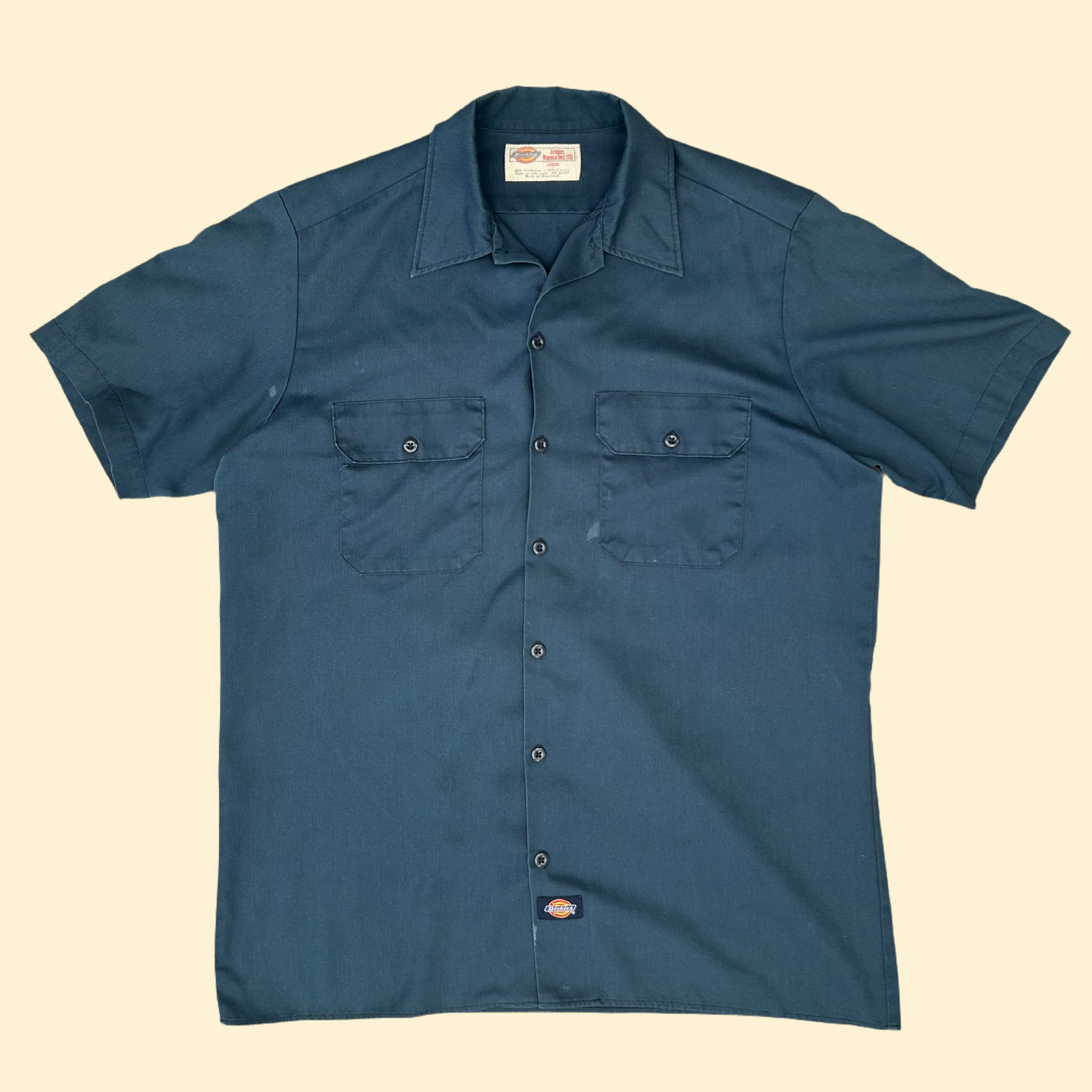 Retro Blue Dickies Button-up | Dickies US Men's M