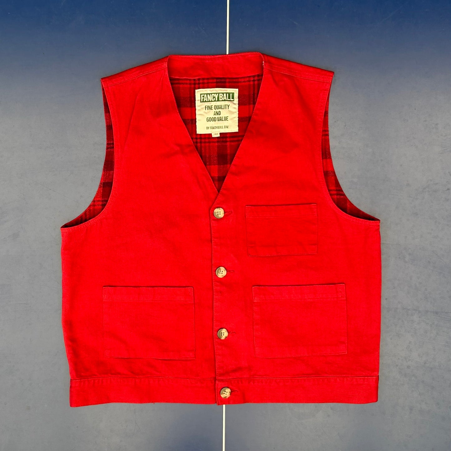1990s Denim Vest | Fancy Ball US Men’s L