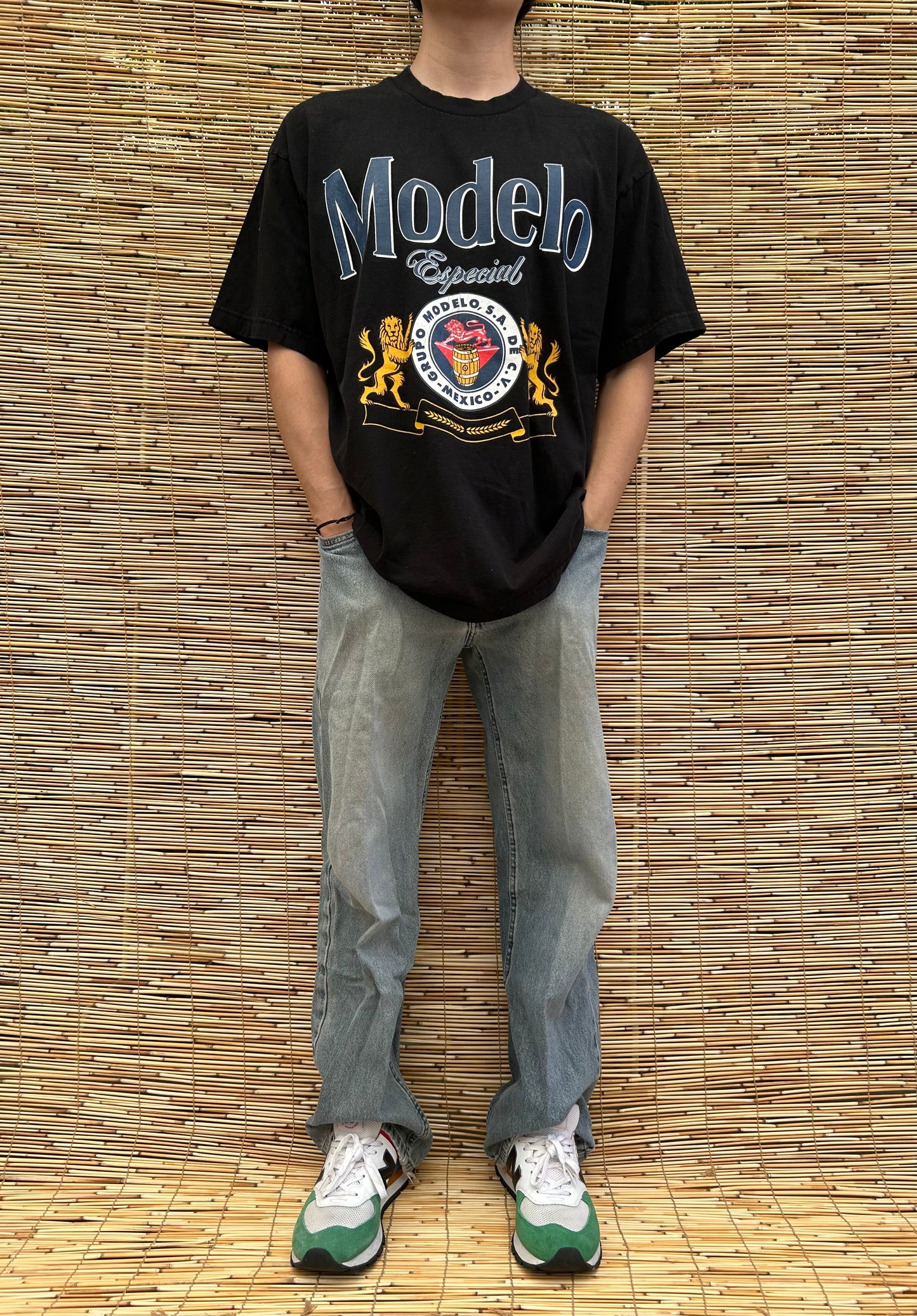 2000s Modelo Graphic Tee | Pro Club US Men's XL