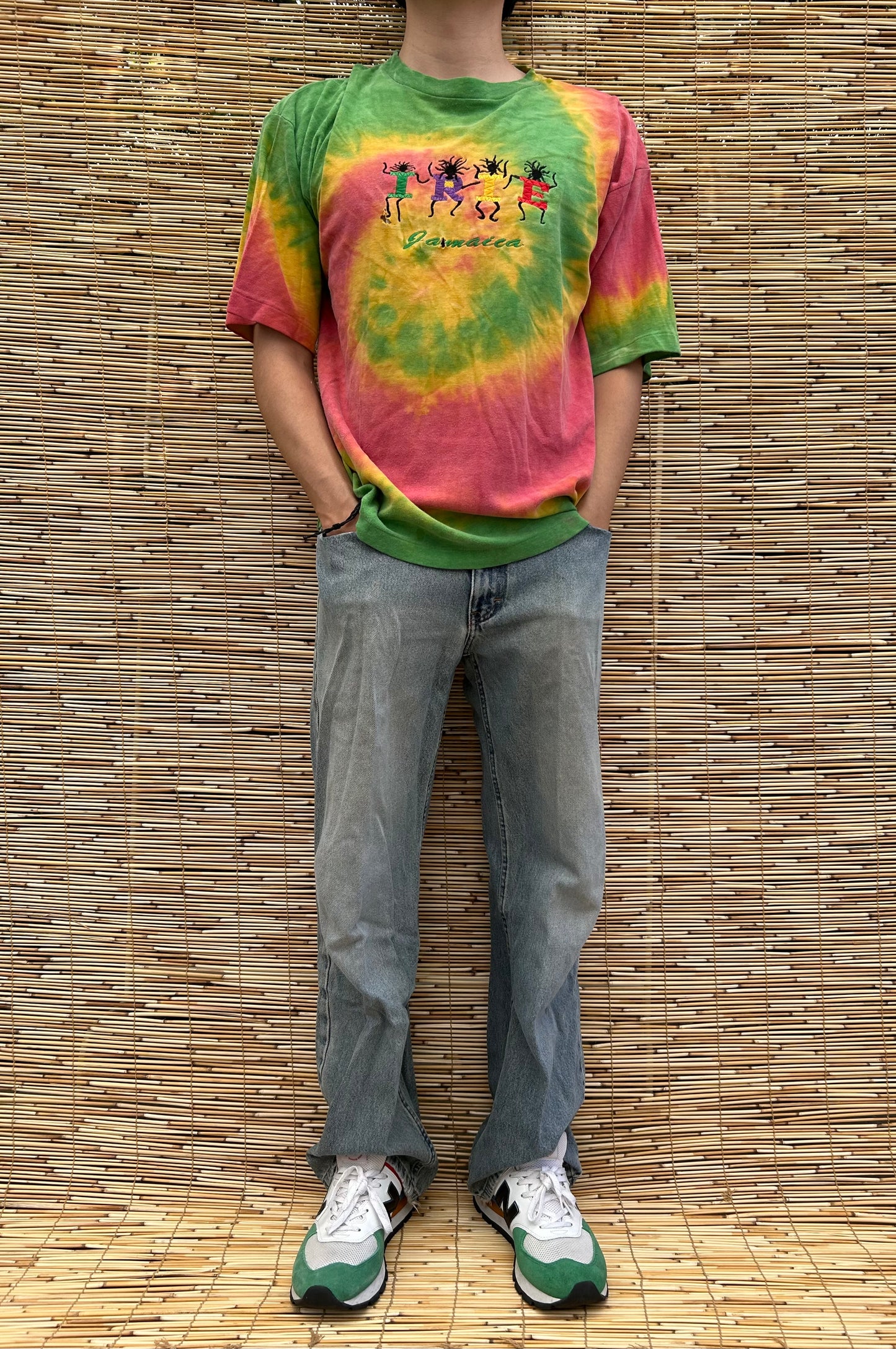 1980s Jamaica Tie-dye Tee | US Men's L