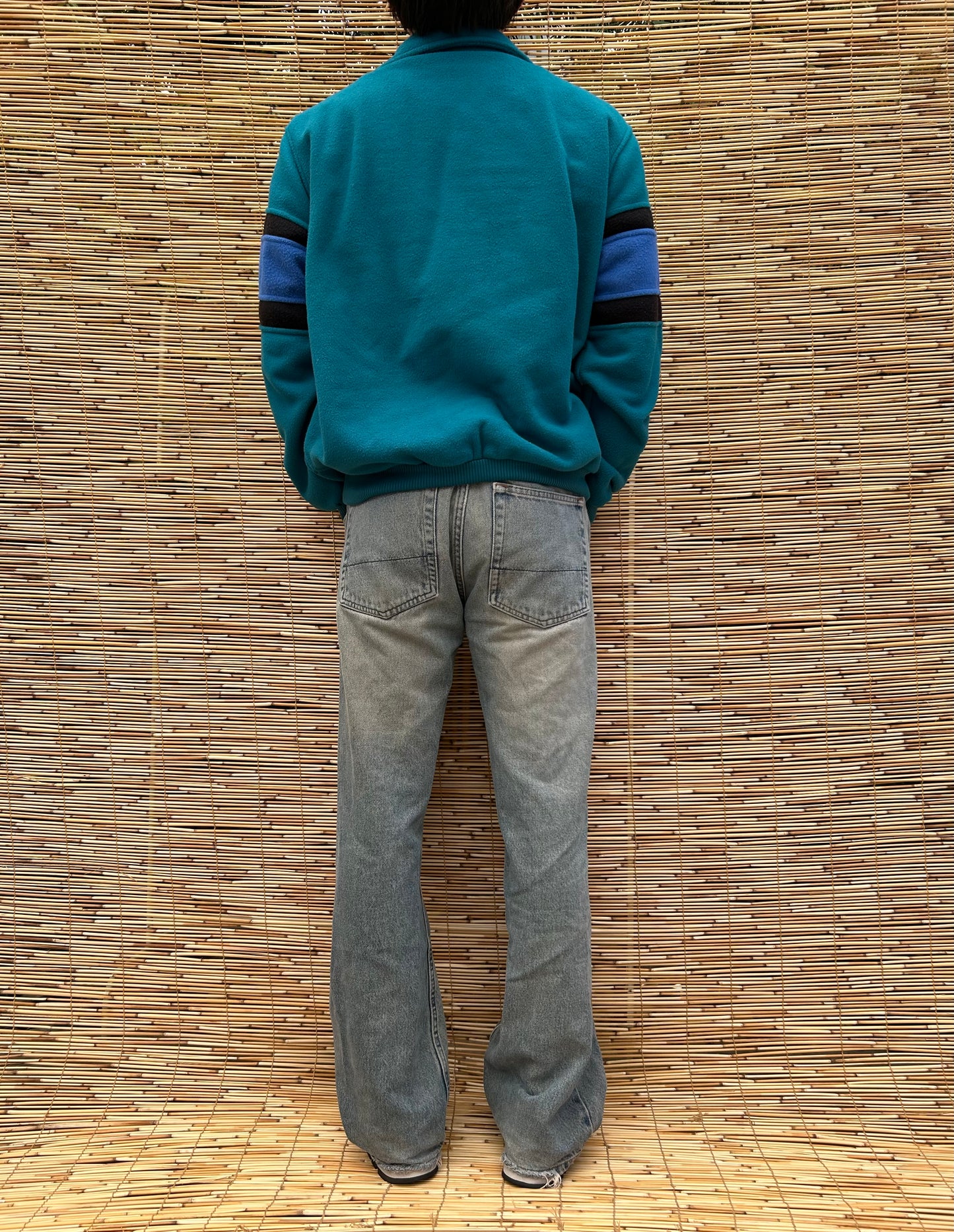 1990s Blue Quarterzip Sweater | Woodland US Men's L