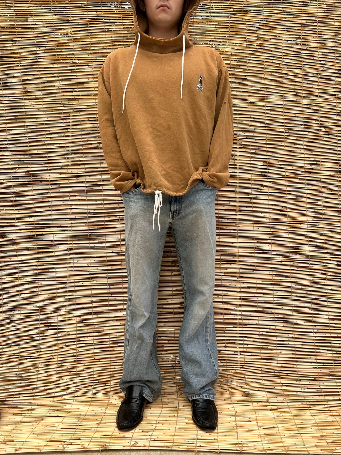 1980s Brown Stussy Hoodie | Stussy US Men's M