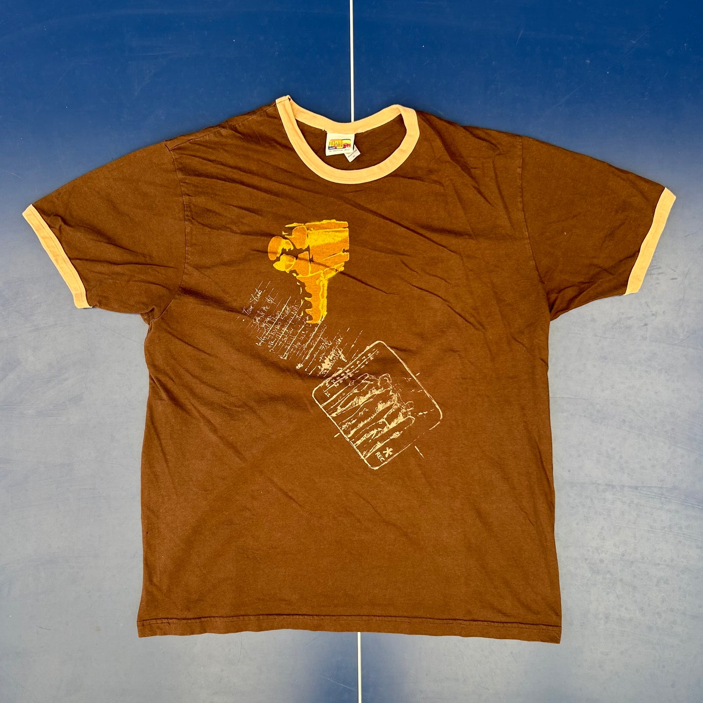 2000s Graphic Ringer Tee | Malkorp US Men’s L