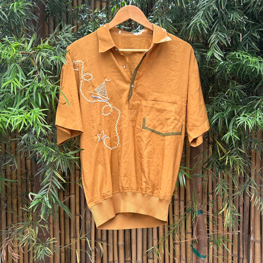 1990s Silk Polo | Men’s S