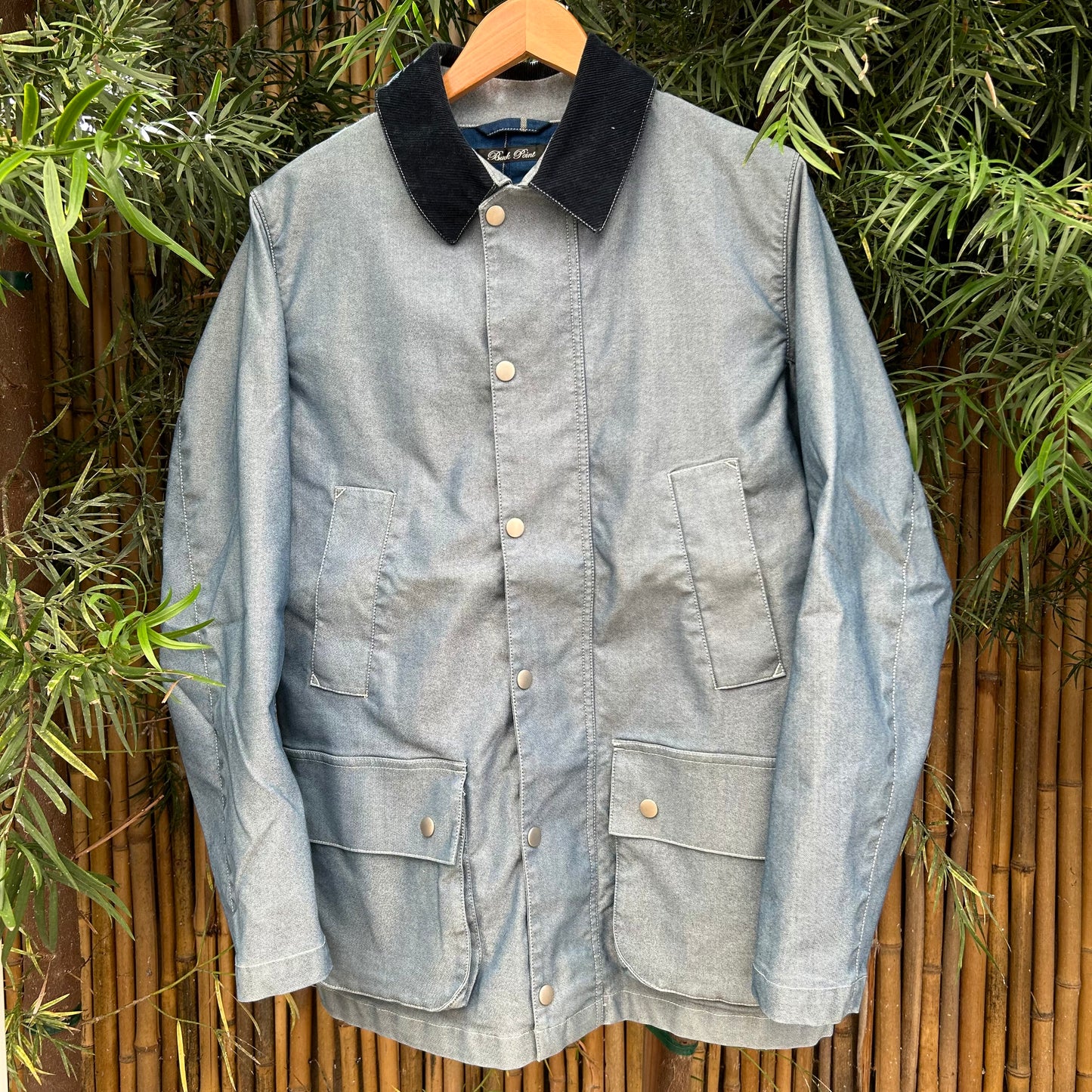 2000s Denim Blue Coat | Black Point US Men's M