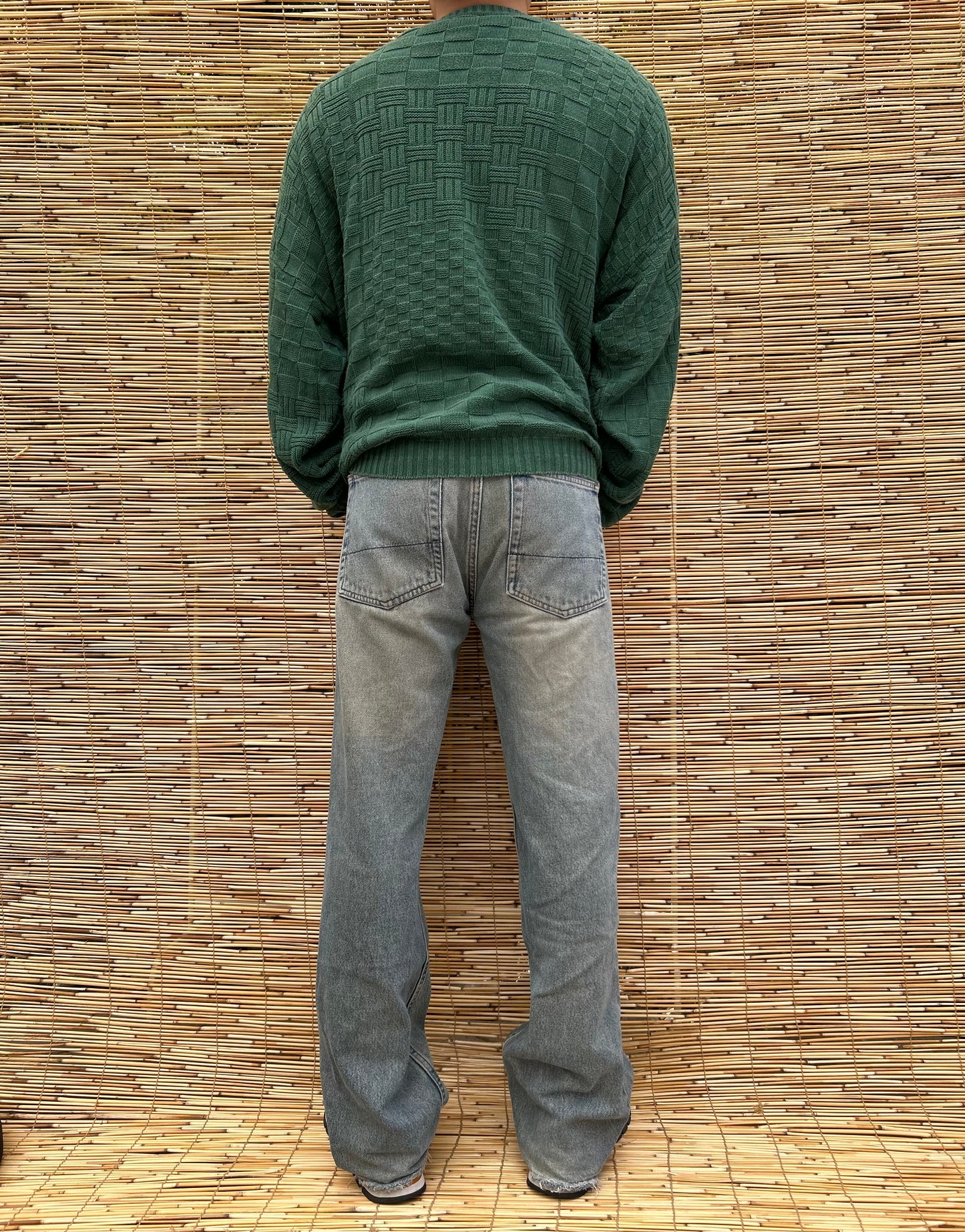 1990s Green Sweater | T.L.C US Men's L