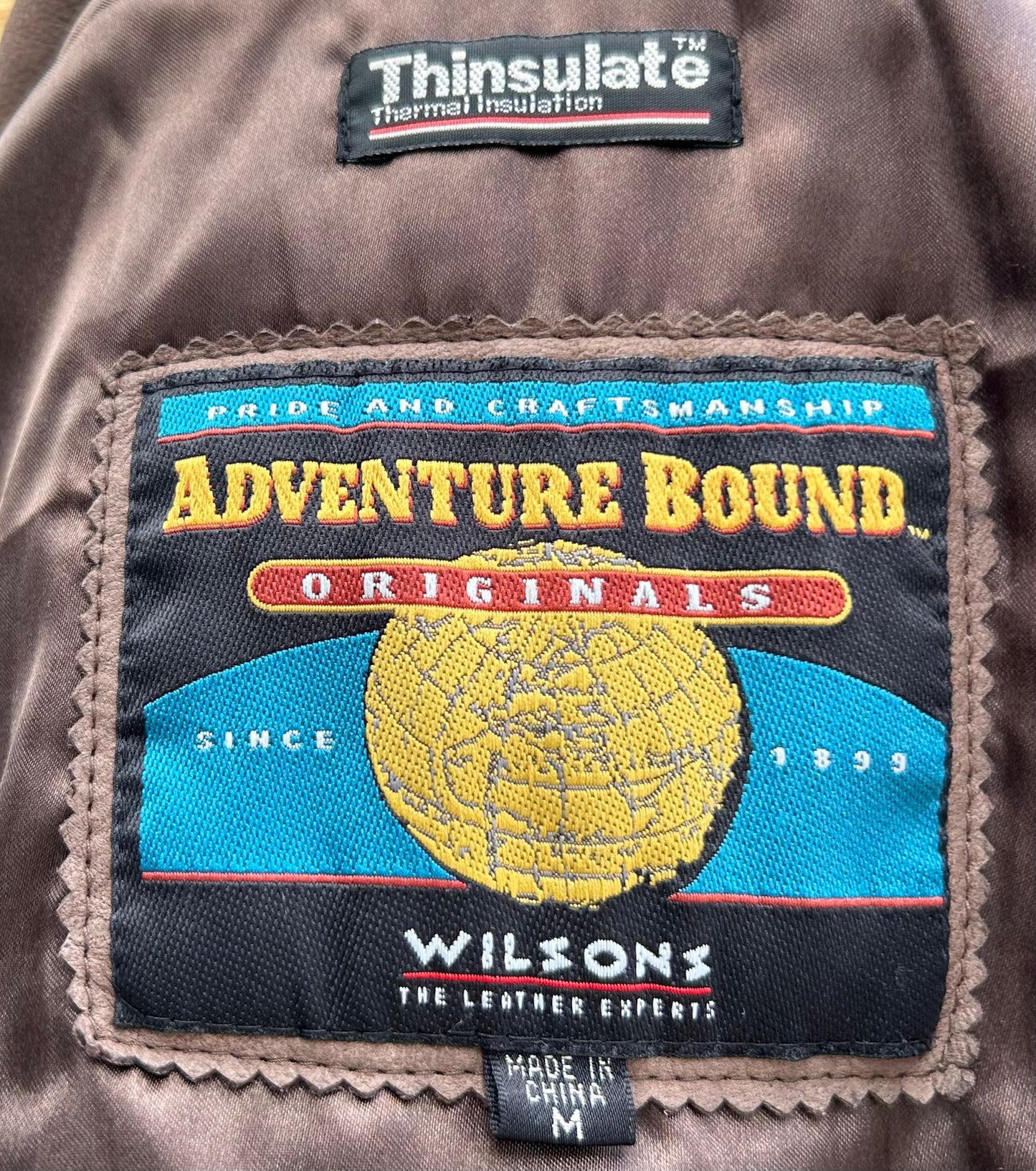 1990s Brown Leather Jacket | Wilsons Leather US Men's M