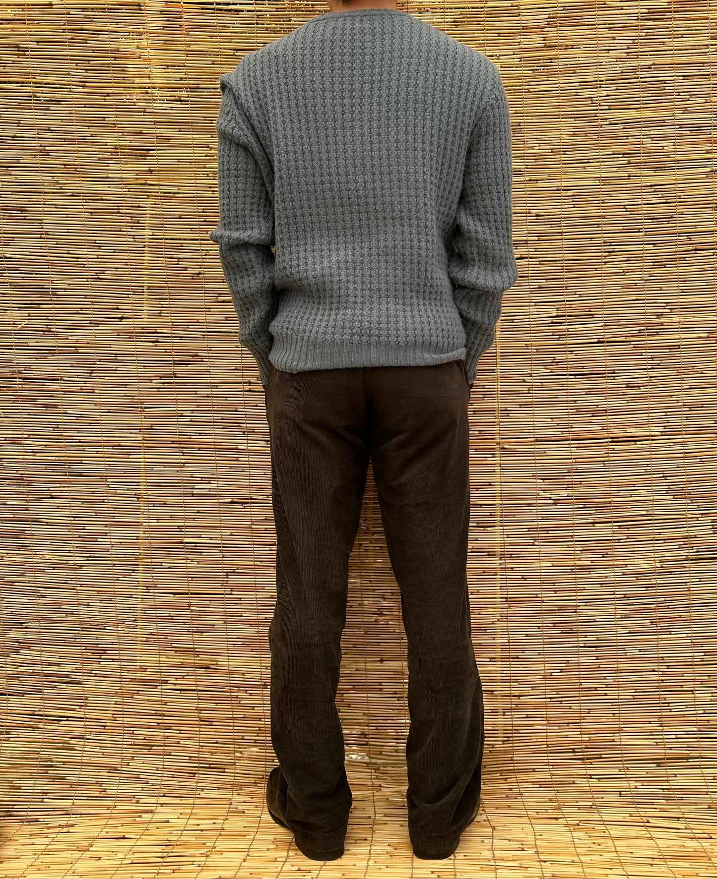 1970s Blue Italian Wool Sweater | Gian Marco US Men's L