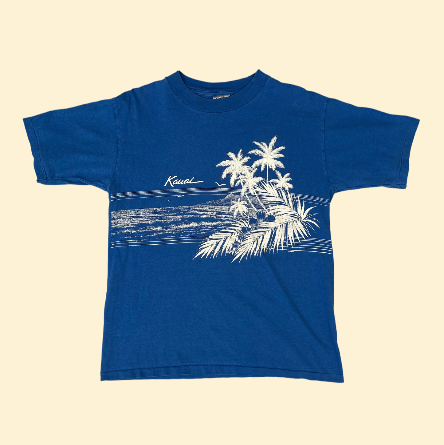 1980s Blue Kaui Tee | ONEITA US Men's M