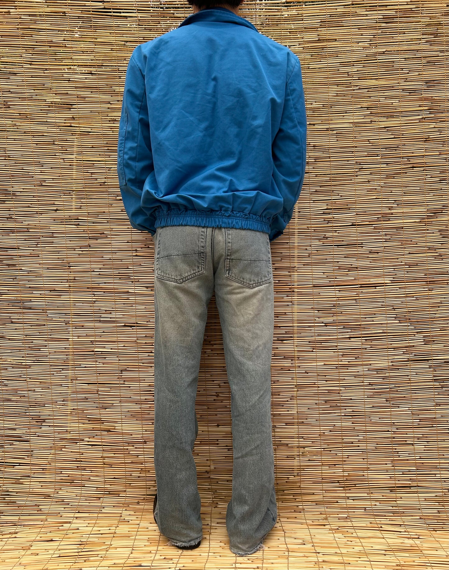 2000s Blue Worker Jacket | Klopman Fabrics US Men's M