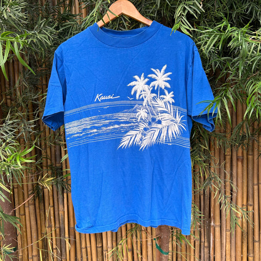 1980s Blue Kaui Tee | ONEITA US Men's M