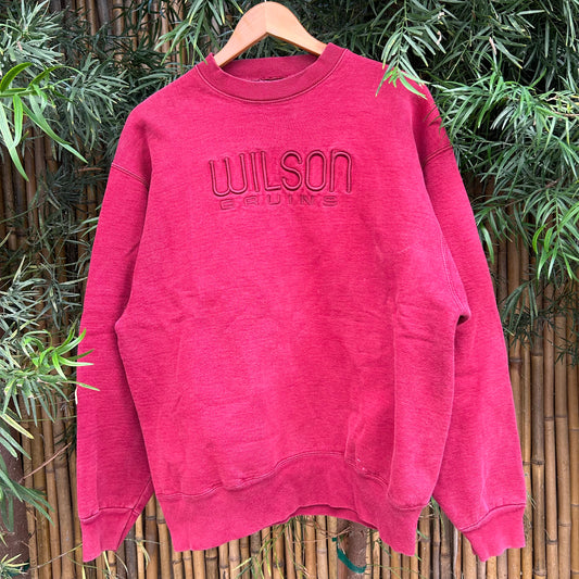 Vintage Red Wilson Crewneck | Wilson US Men's XL