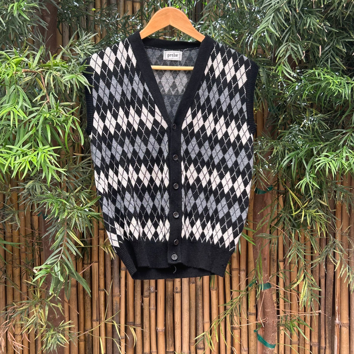 1980s Patterned Vest | Probe US Men’s S