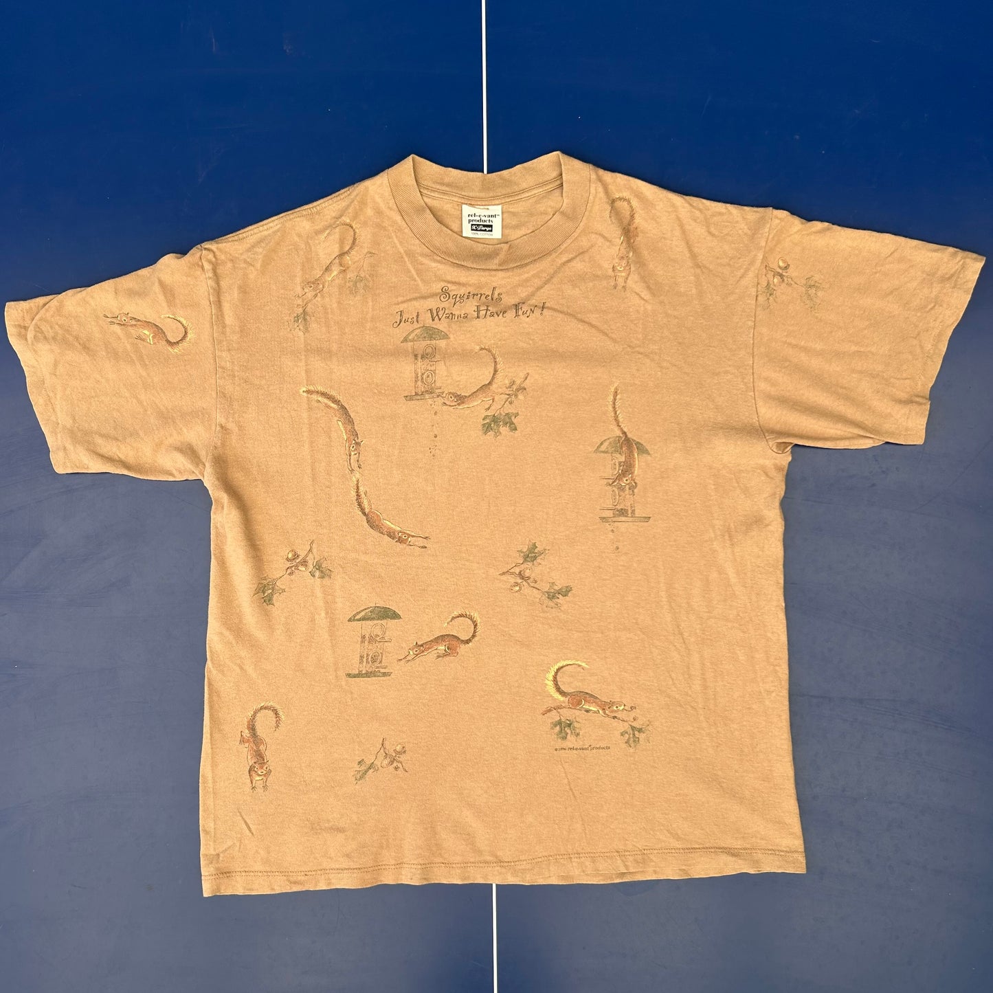 1996 Squirrel AOP Tee | Relevant Products US Men’s XL