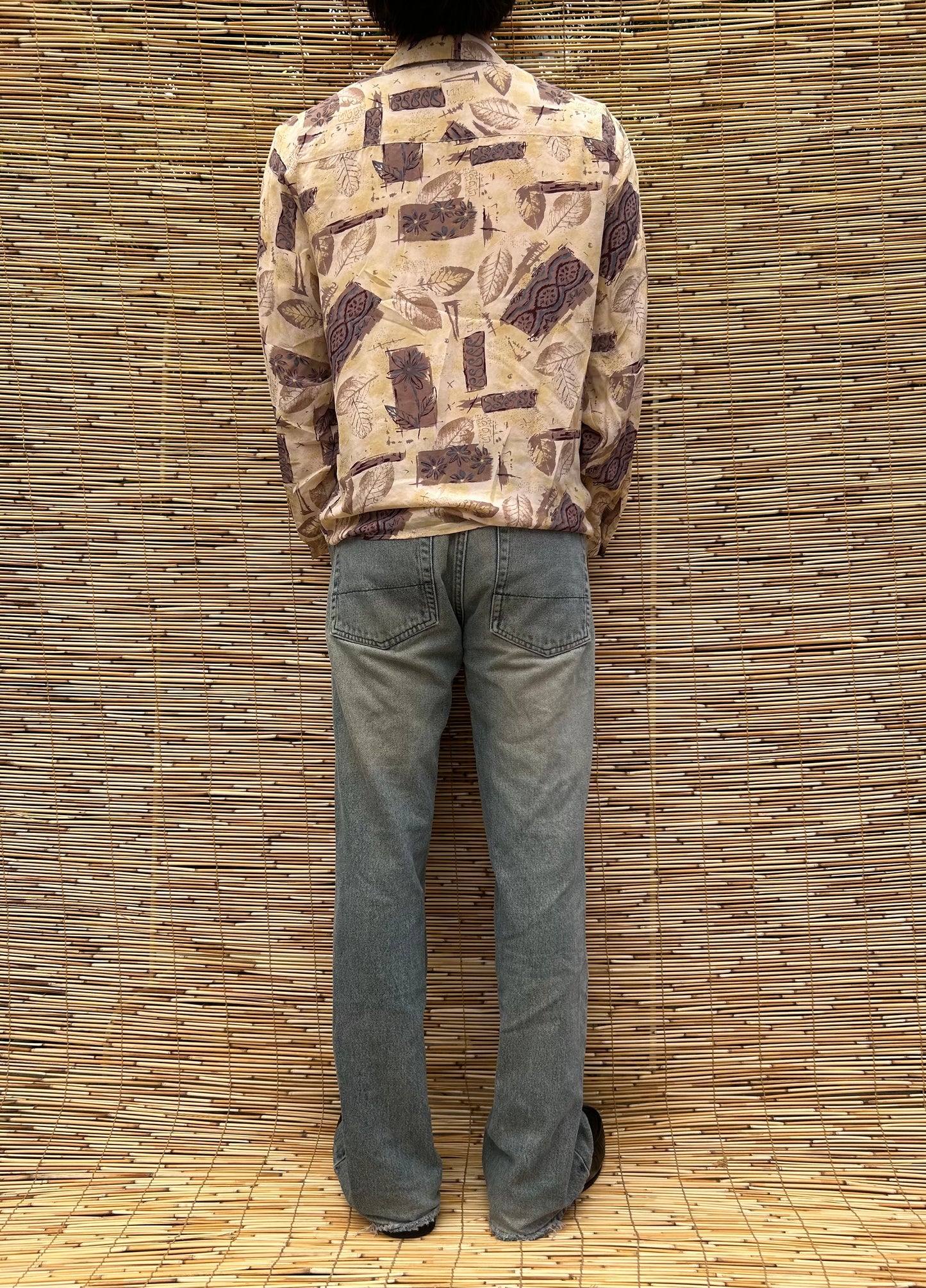 1990s Silk Long-sleeve Button-up | STUNT US Men's L