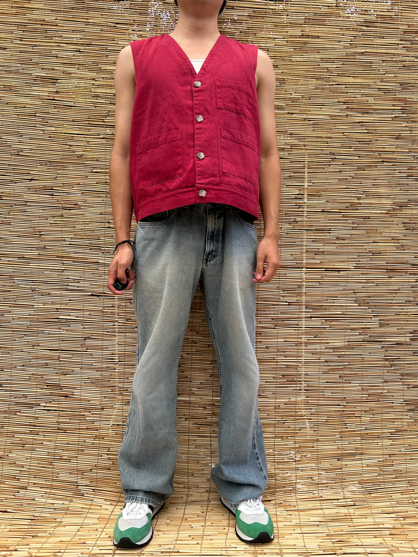 1990s Denim Vest | Fancy Ball US Men’s L