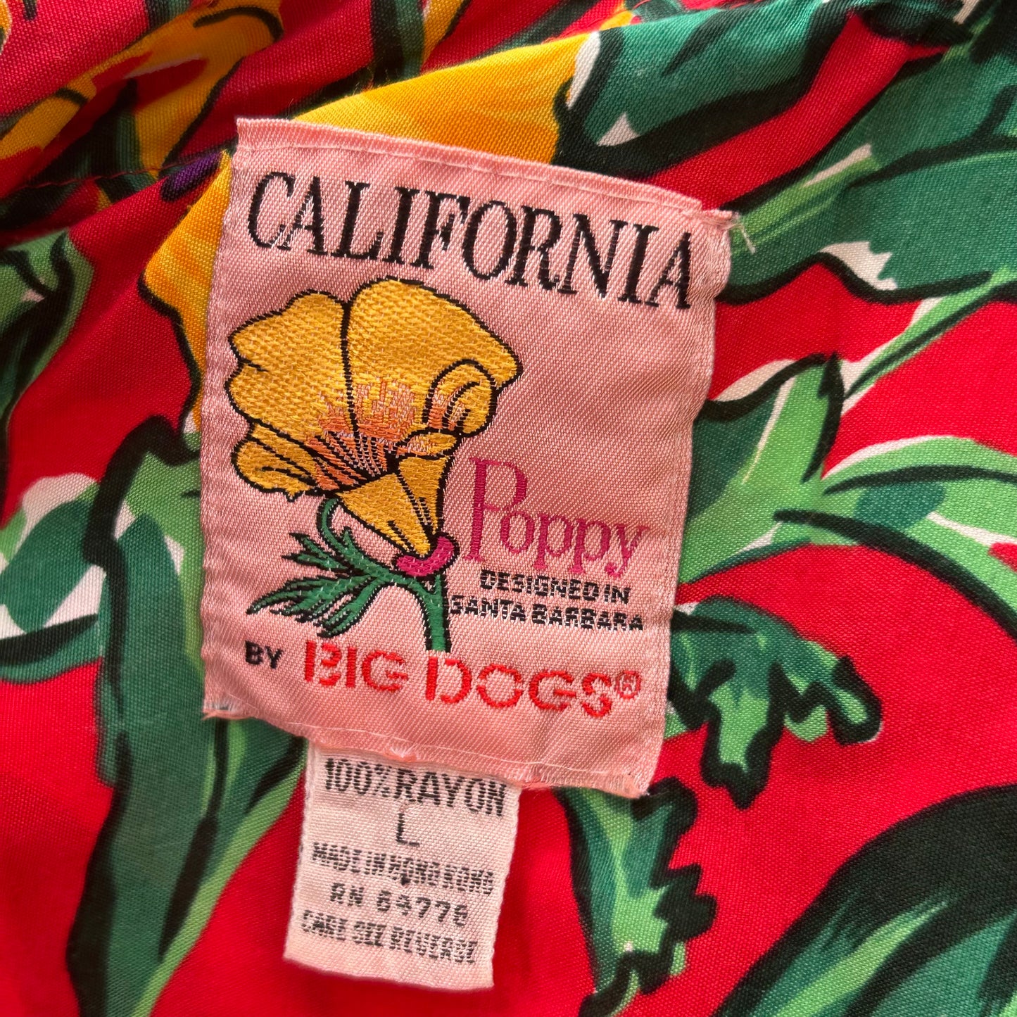 1990s California Poppy Buttonup | Big Dogs US Men’s L