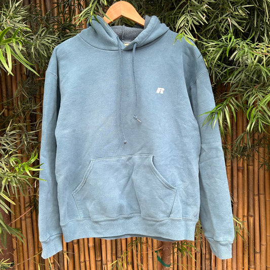 2000s Blue Russell Hoodie | Russell Athletic US Men's M