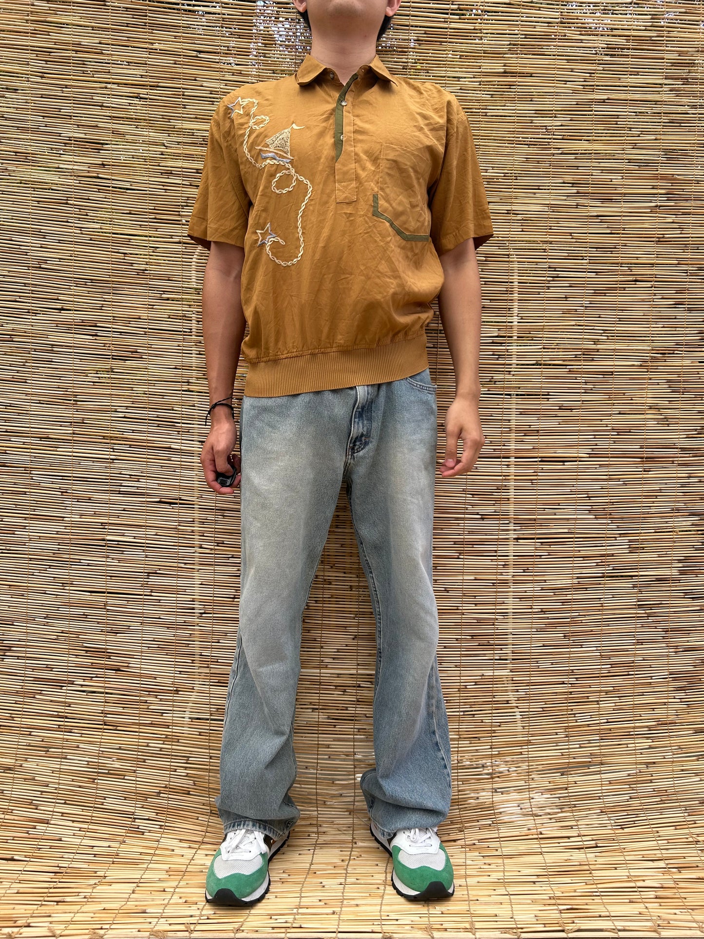 1990s Silk Polo | Men’s S