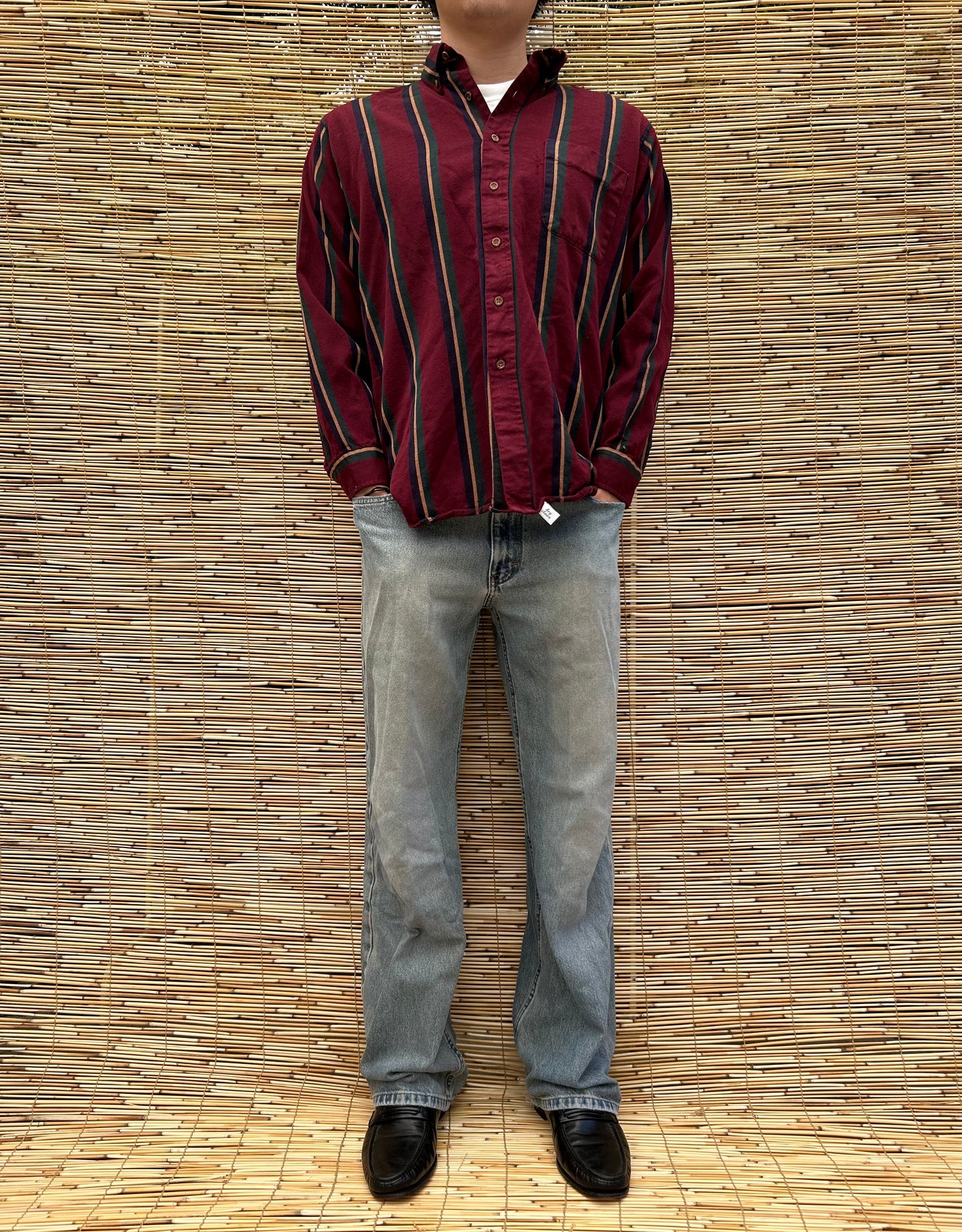 1960s Red Pendleton Long-sleeve Button-up | Pendleton US Men's L