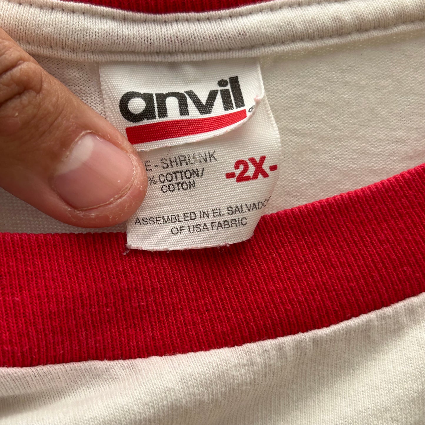 2003 USPS Paris Bike Ringer Tee | Anvil US Mens XL