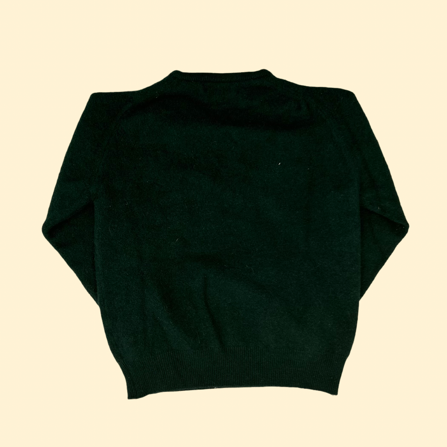 1970s Green Scottish Wool Sweater | Johnstons US Women's S