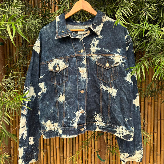 1980s Dyed Denim Jacket | Parkers Jeans US Kid's XXXL