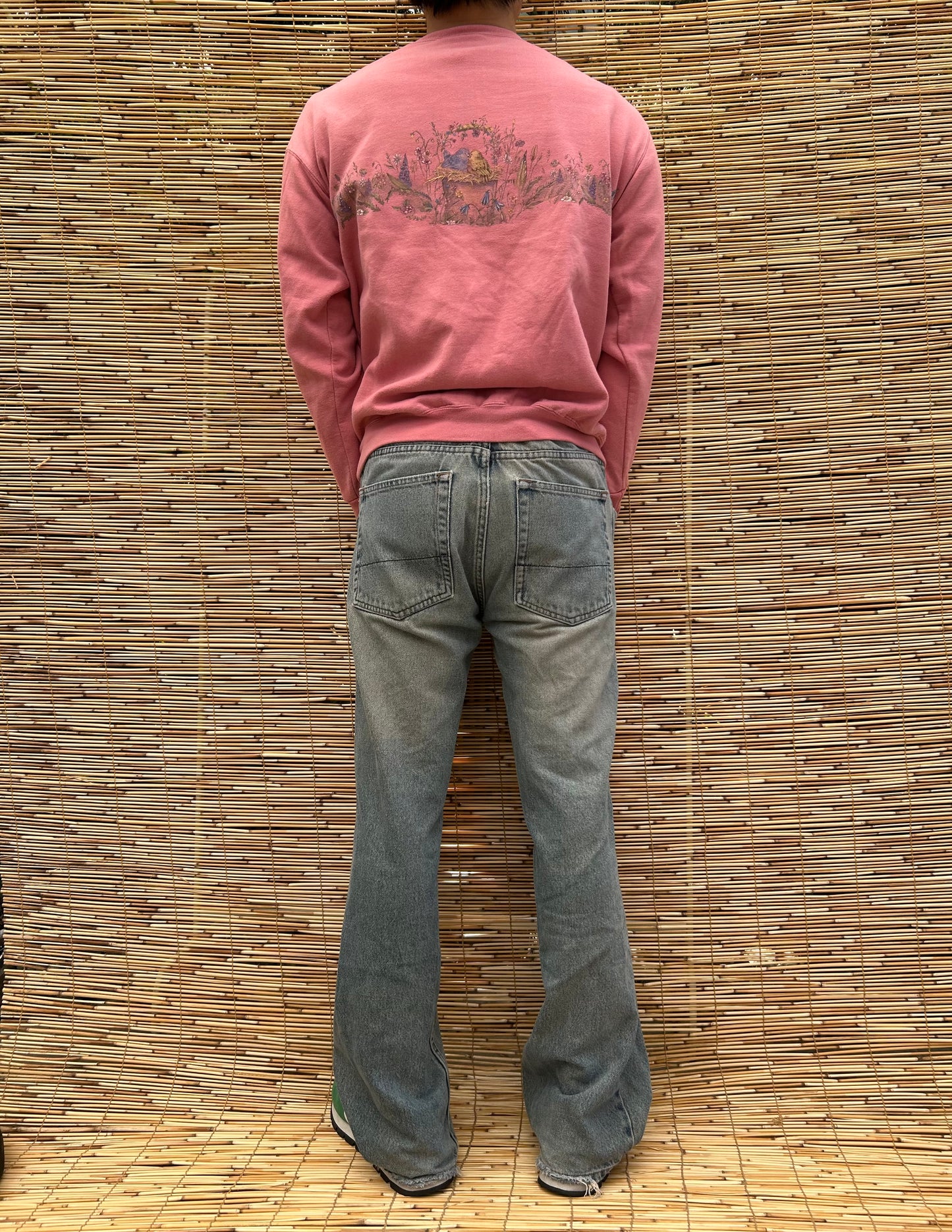 1990s Pink Bird Crewneck | Northern Reflections US Men's L